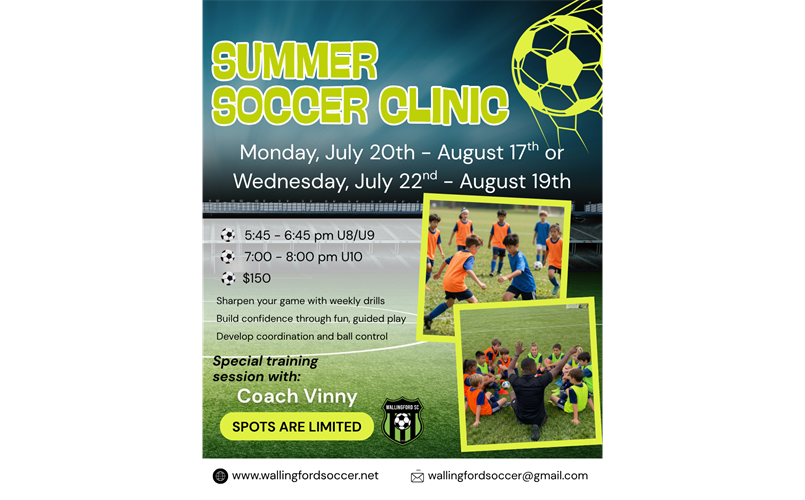 U8 - U10 Summer Soccer Clinic